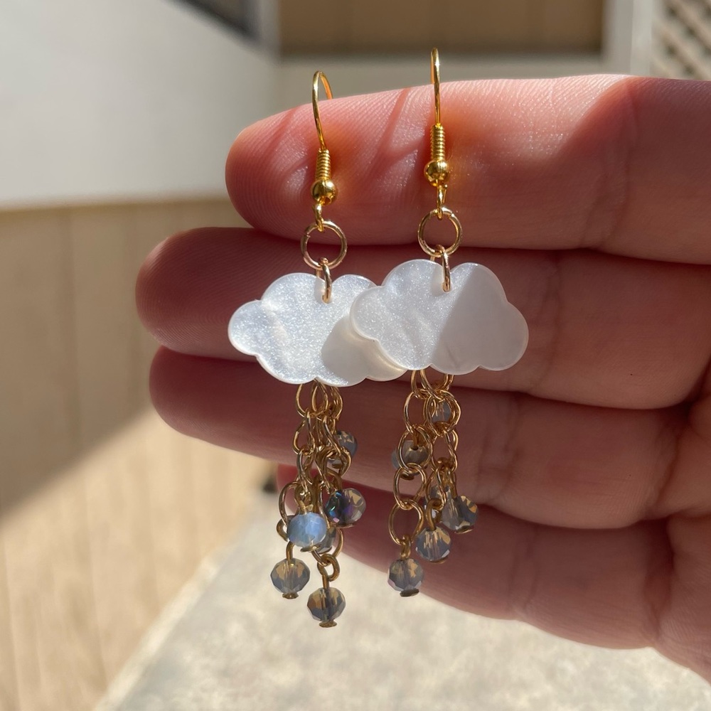 Rain Cloud Earrings 🌧